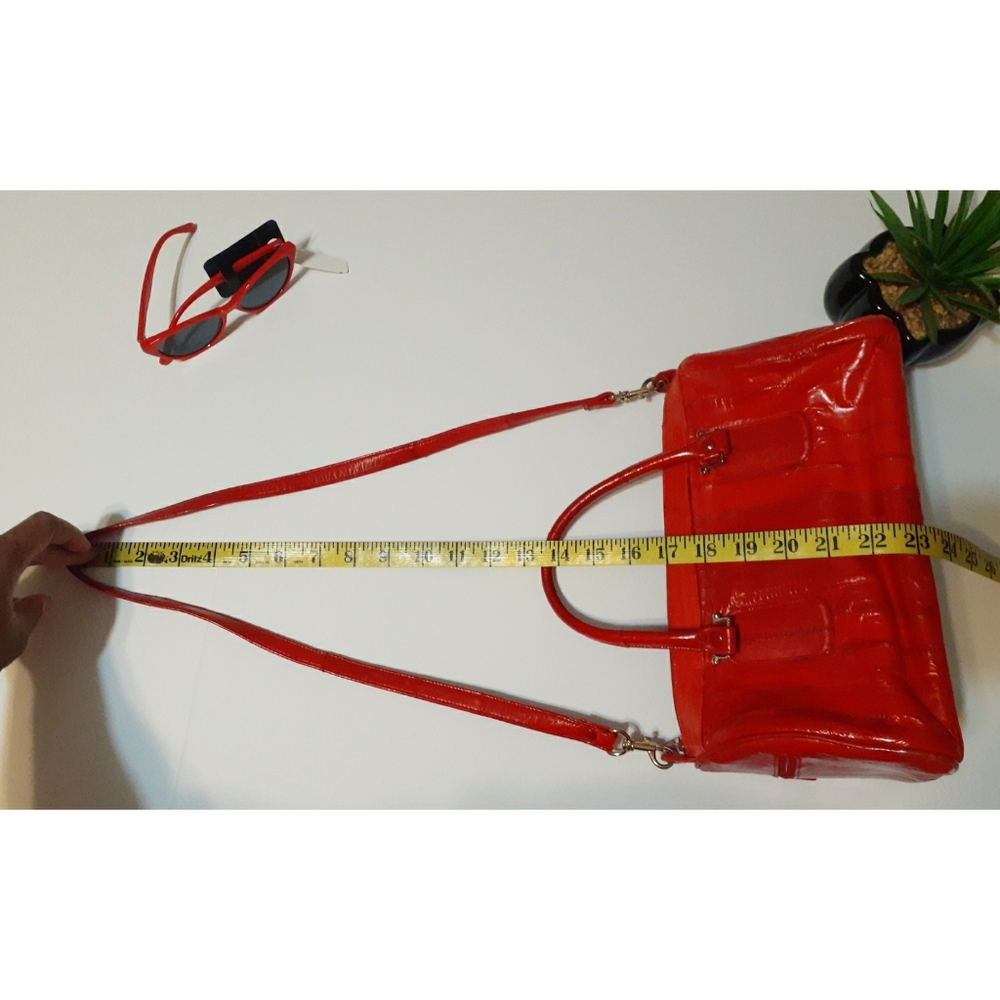 Vintage Red Genuine Eel Skin Purse - Picture 9 of 10